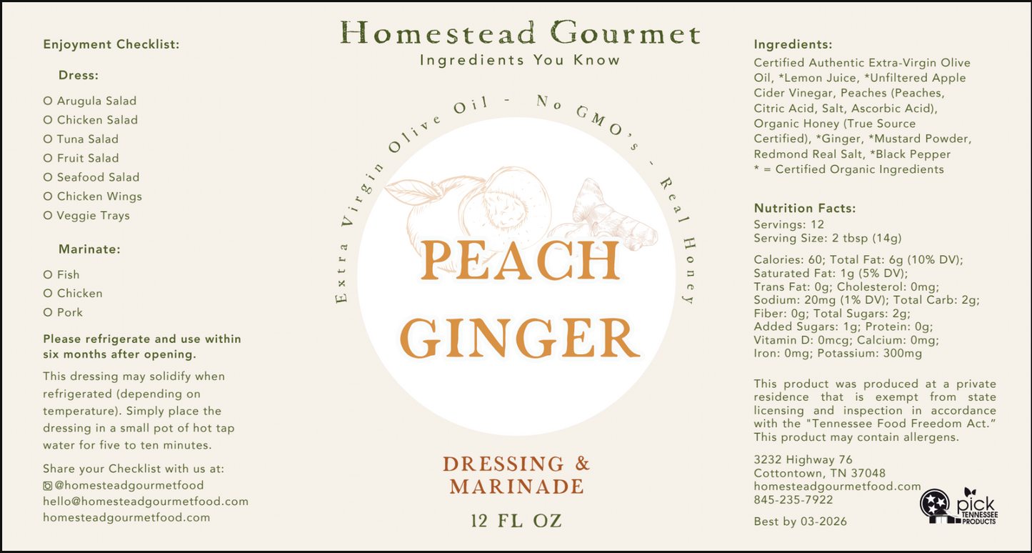 Peach Ginger