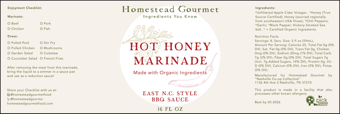 Hot Honey Marinade